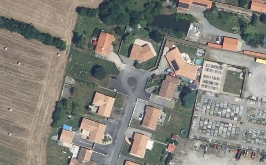 Vue aérienne du Mini-giratoire n°2002905586