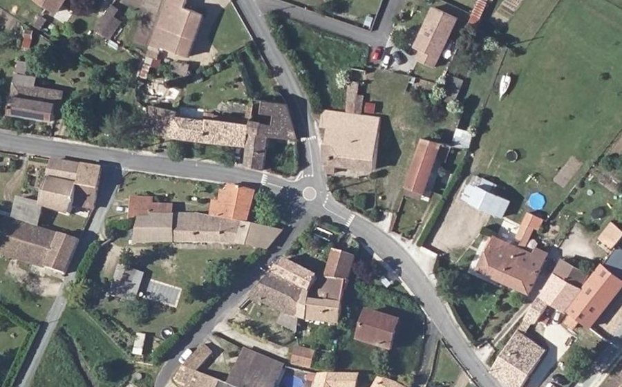 Vue aérienne du Mini-giratoire n°2003485003