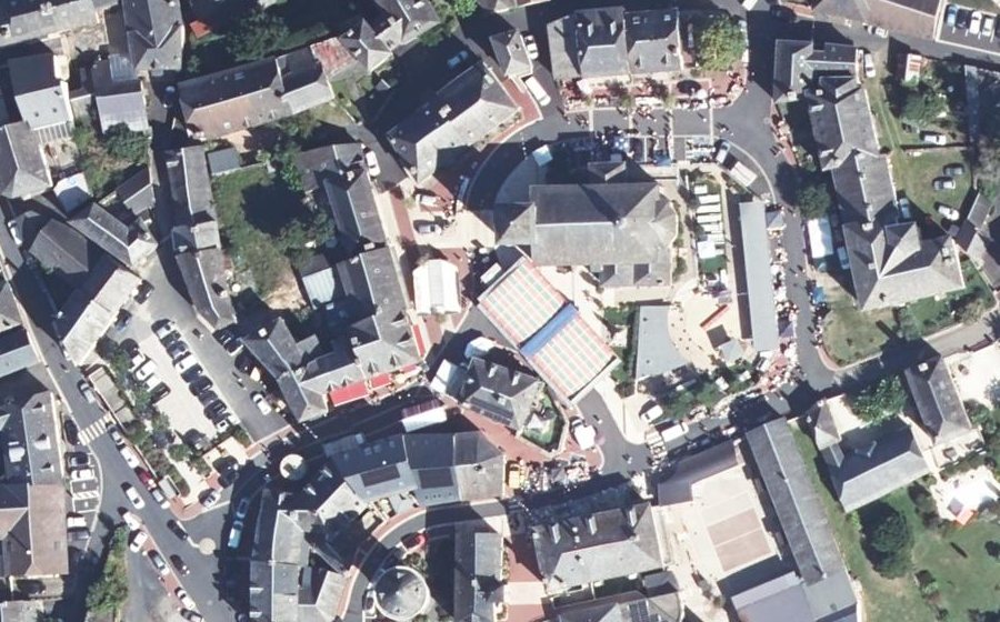 Vue aérienne du Mini-giratoire n°2013802311