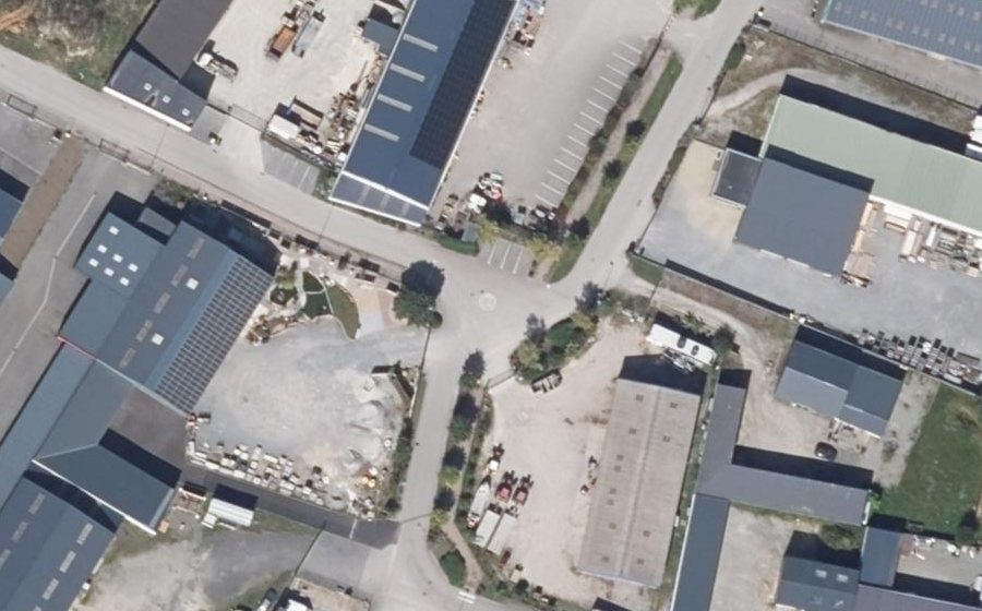 Vue aérienne du Mini-giratoire n°2020301347