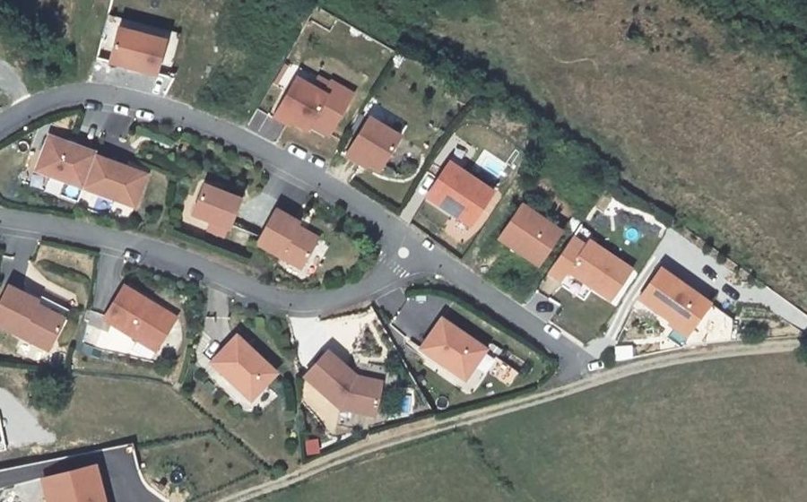 Vue aérienne du Mini-giratoire n°2021452076