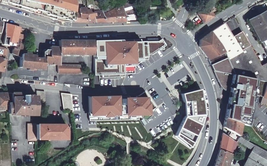 Vue aérienne du Mini-giratoire n°2033146642