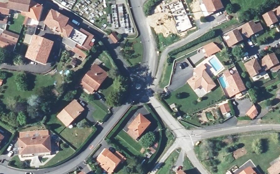 Vue aérienne du Mini-giratoire n°2036165570