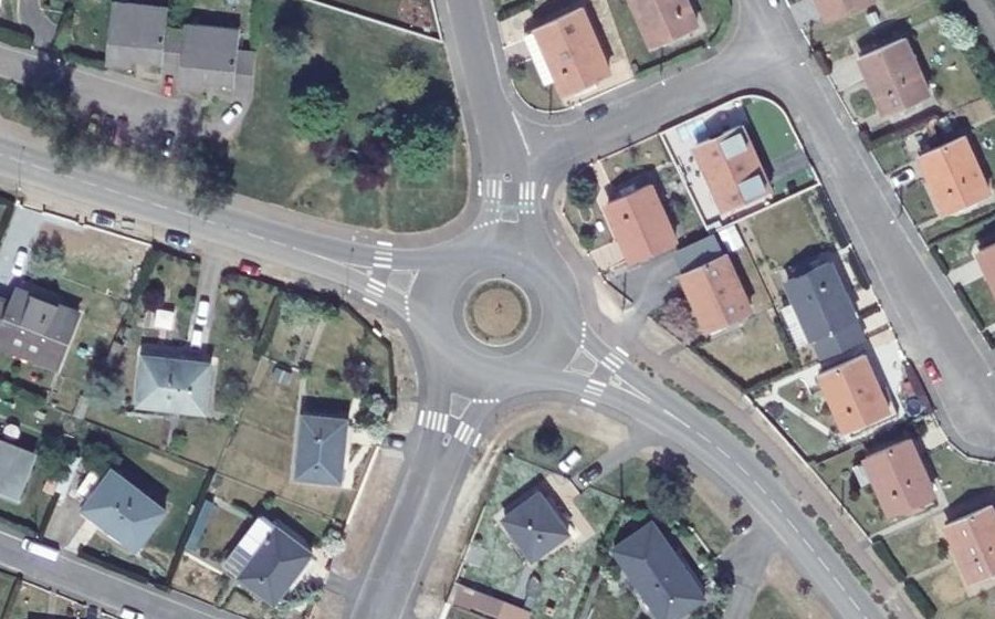 Vue aérienne du Rue des Lotissements