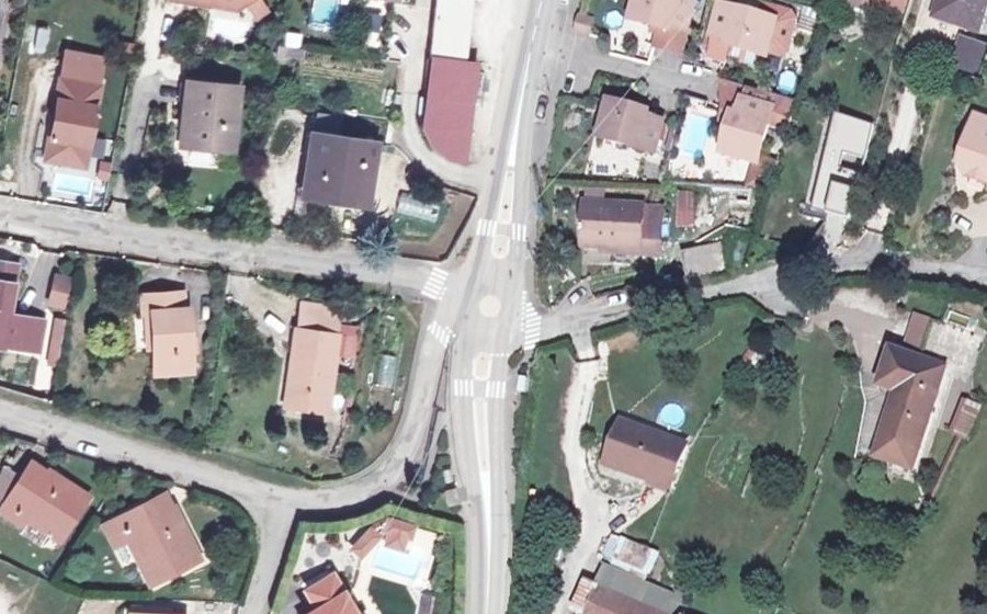 Vue aérienne du Mini-giratoire n°2044807545