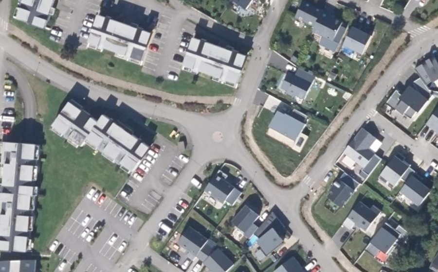 Vue aérienne du Mini-giratoire n°2050008033