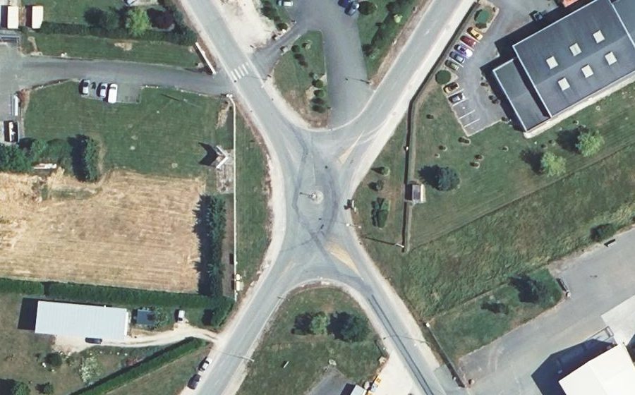 Vue aérienne du Mini-giratoire n°2050237818
