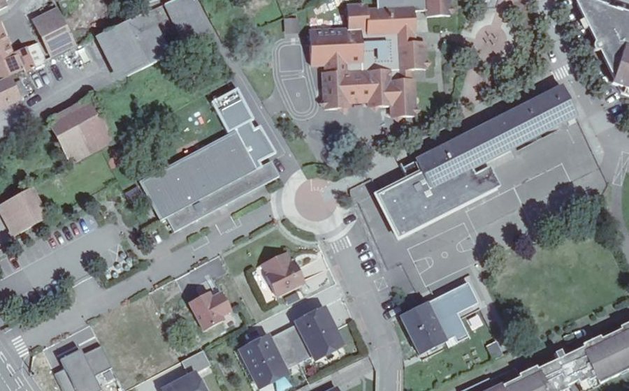 Vue aérienne du Mini-giratoire n°2052447545