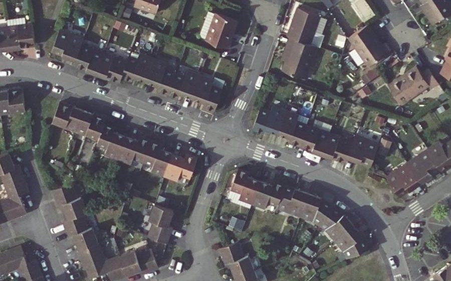 Vue aérienne du Mini-giratoire n°2052779223