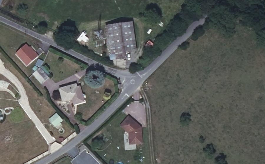 Vue aérienne du Mini-giratoire n°2054339734