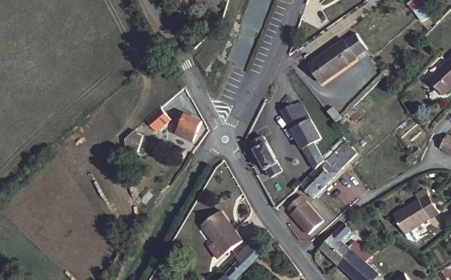 Vue aérienne du Mini-giratoire n°2062376594