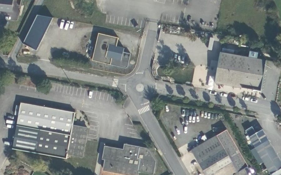 Vue aérienne du Mini-giratoire n°2063897086