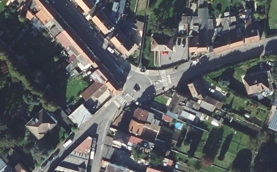 Vue aérienne du Mini-giratoire n°2068528139