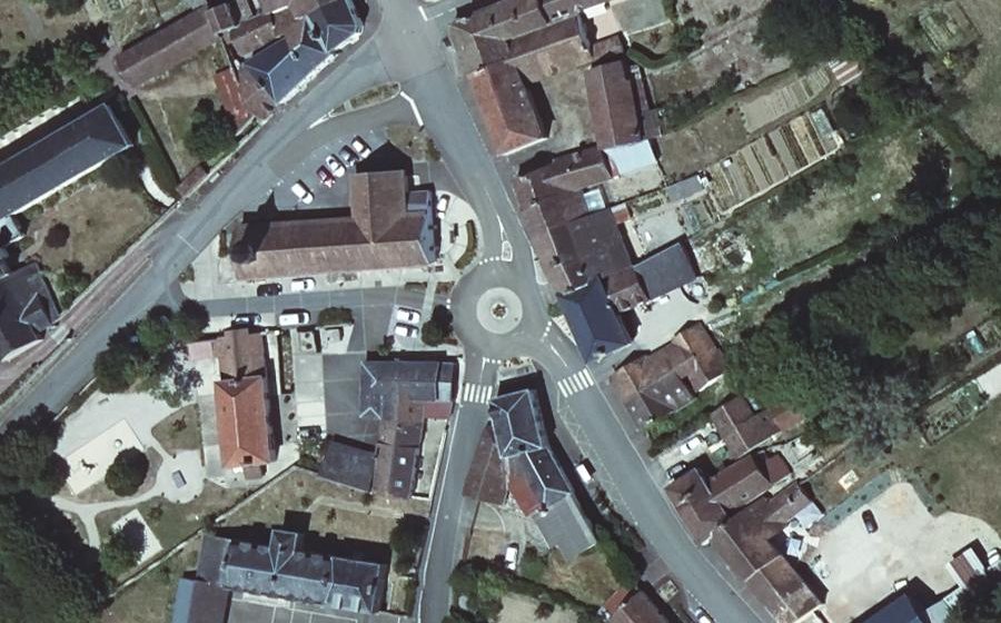 Vue aérienne du Mini-giratoire n°2068667188