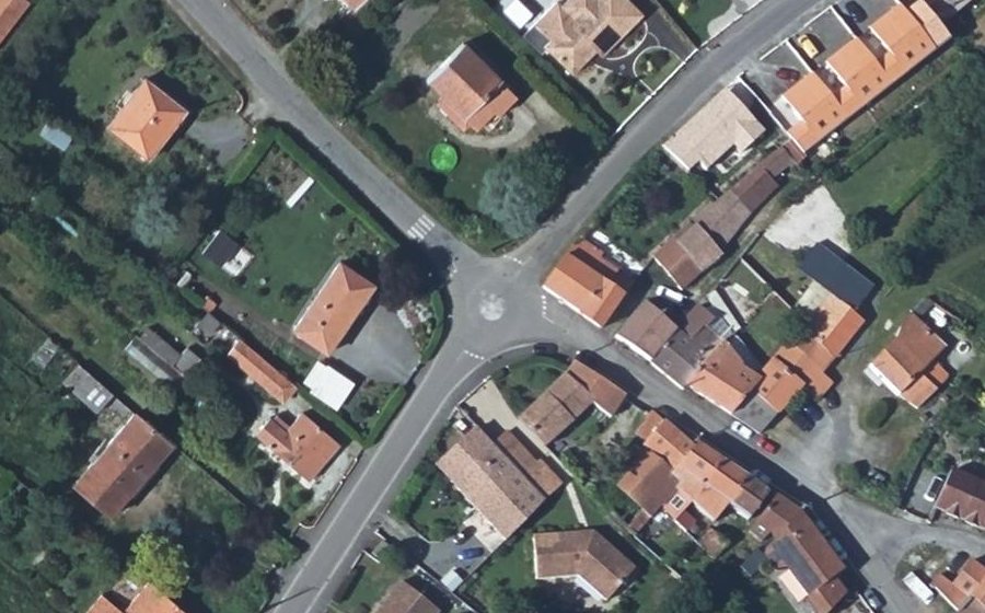 Vue aérienne du Mini-giratoire n°2069323850
