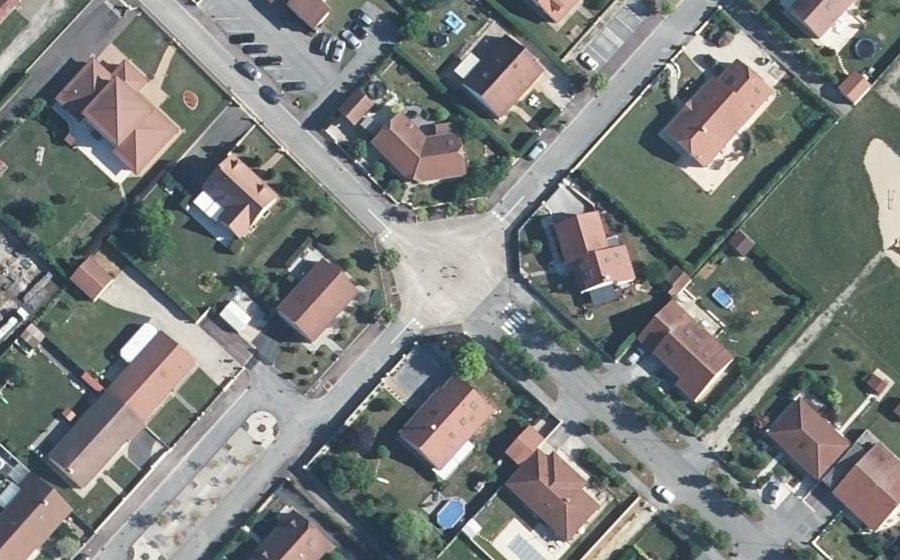Vue aérienne du Mini-giratoire n°2072543485