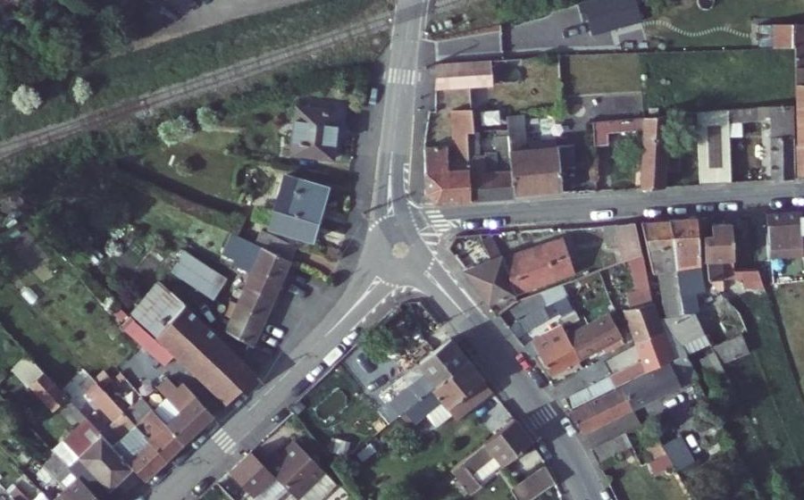 Vue aérienne du Mini-giratoire n°2075894647