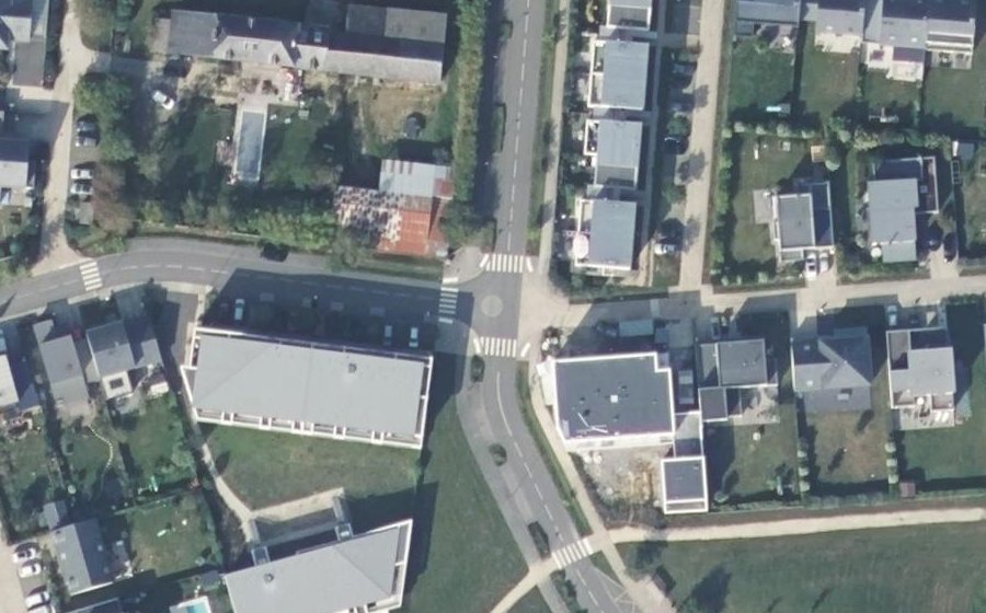 Vue aérienne du Mini-giratoire n°2077844275