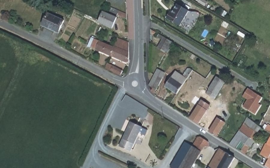 Vue aérienne du Mini-giratoire n°2080517716