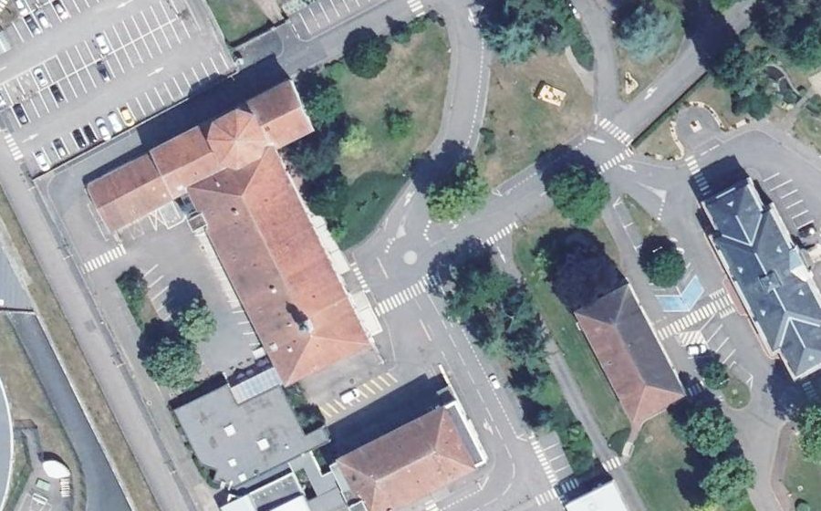 Vue aérienne du Mini-giratoire n°2083993352