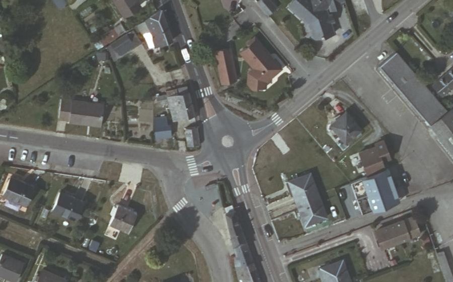 Vue aérienne du Mini-giratoire n°2086207742