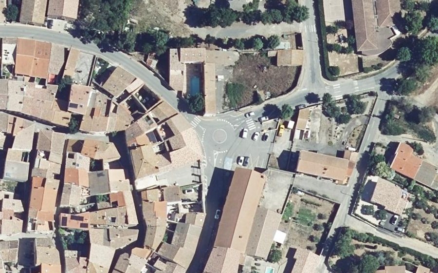 Vue aérienne du Mini-giratoire n°2087476623