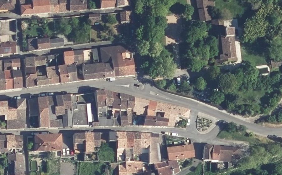 Vue aérienne du Mini-giratoire n°2087509130
