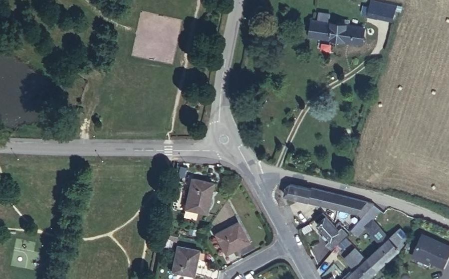 Vue aérienne du Mini-giratoire n°2089977133
