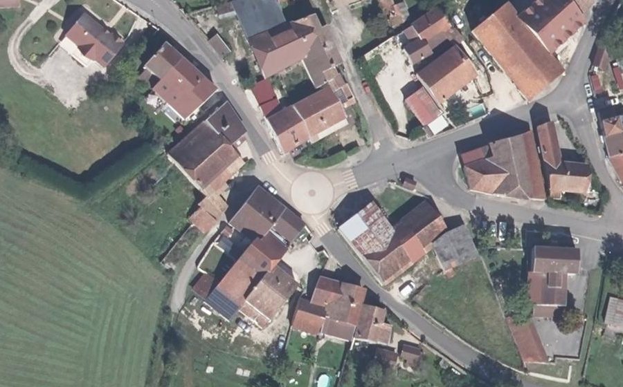 Vue aérienne du Mini-giratoire n°2091325098