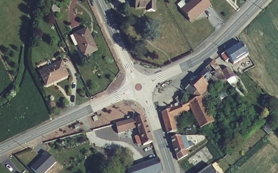 Vue aérienne du Mini-giratoire n°2091402633