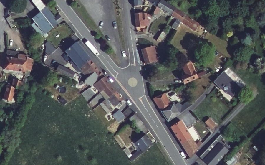 Vue aérienne du Mini-giratoire n°2091899387