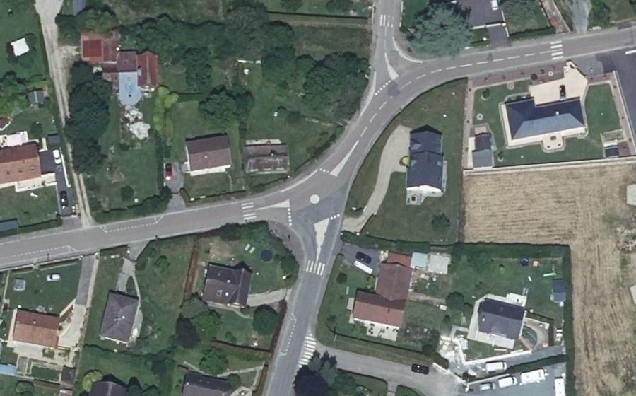Vue aérienne du Mini-giratoire n°2095249344