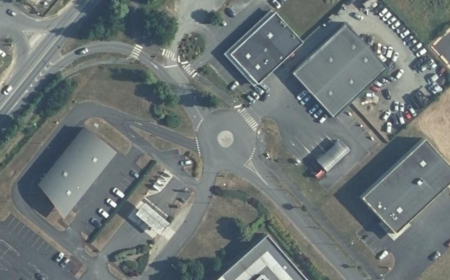 Vue aérienne du Mini-giratoire n°2102933707