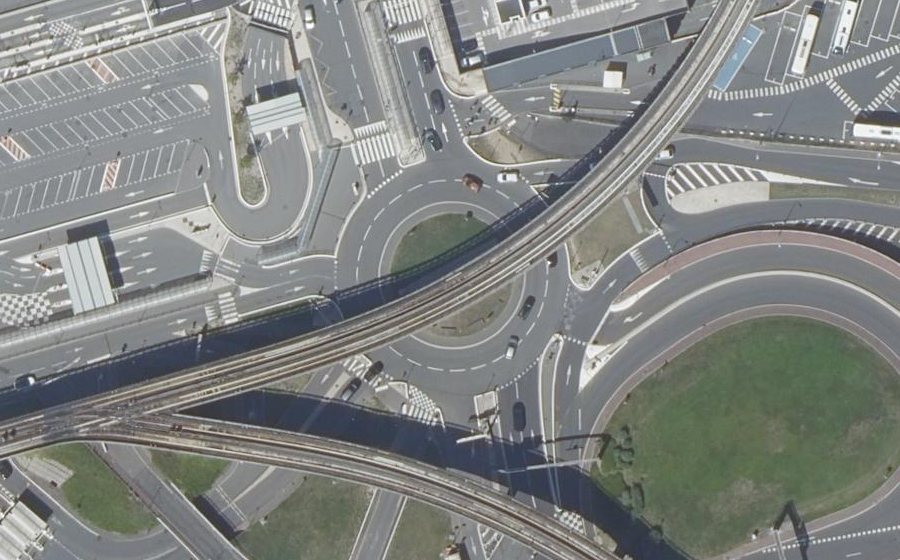 Vue aérienne du Avenue de l'Union