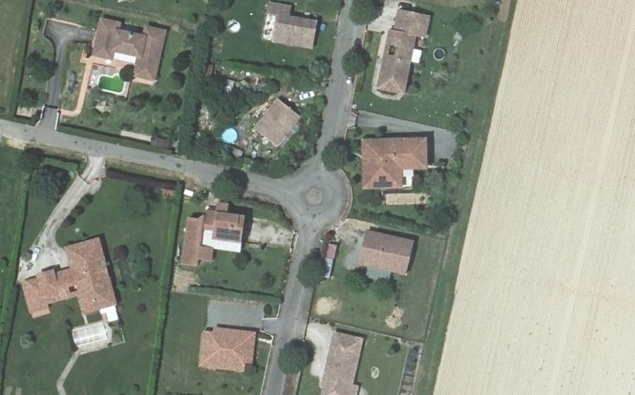 Vue aérienne du Mini-giratoire n°2112498116