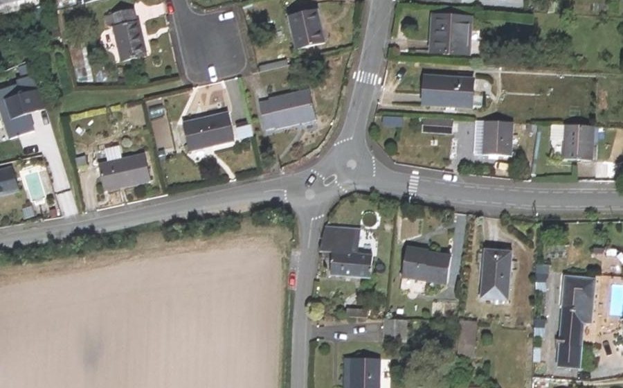 Vue aérienne du Mini-giratoire n°2113477519