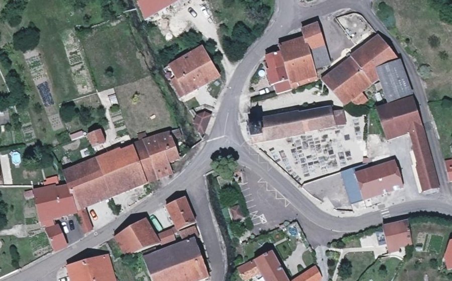 Vue aérienne du Mini-giratoire n°2113855253