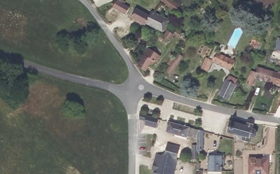 Vue aérienne du Mini-giratoire n°2114217489