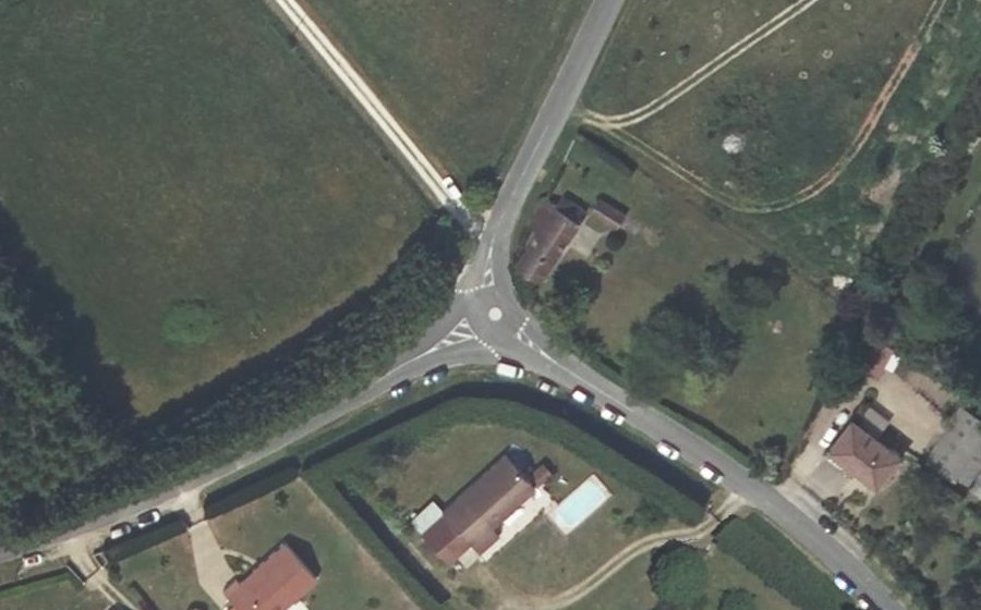 Vue aérienne du Mini-giratoire n°2118127014