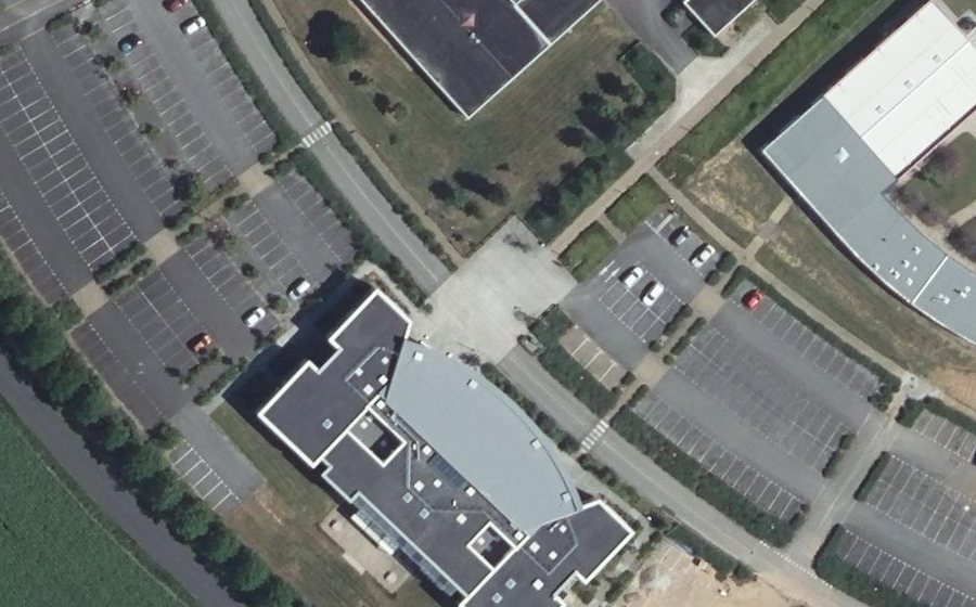 Vue aérienne du Mini-giratoire n°2122468814
