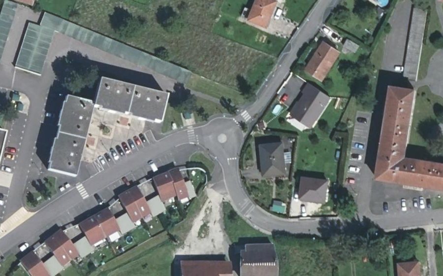 Vue aérienne du Mini-giratoire n°2134976742