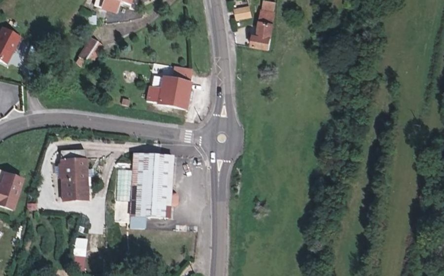 Vue aérienne du Mini-giratoire n°2135084061