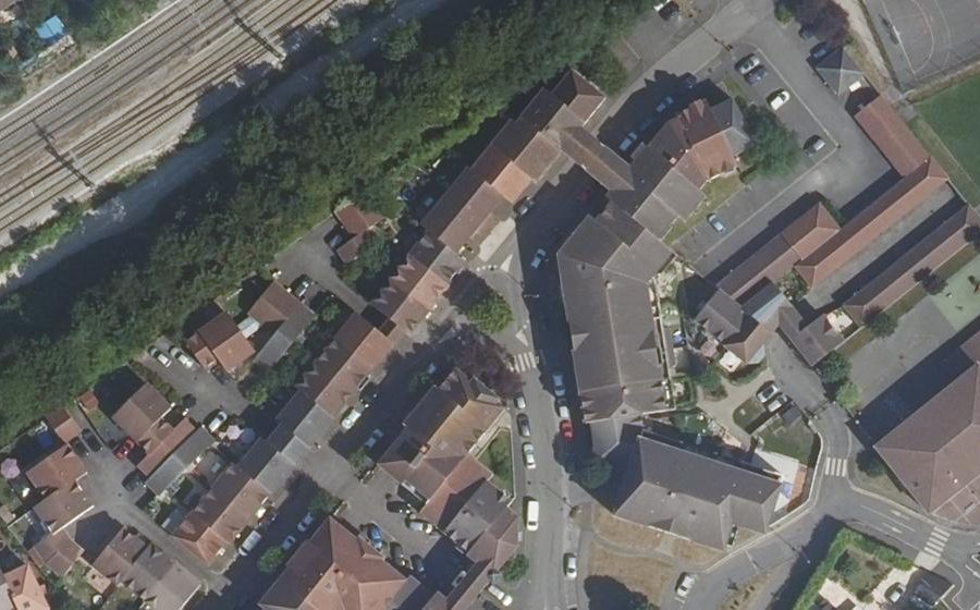 Vue aérienne du Mini-giratoire n°2138930484