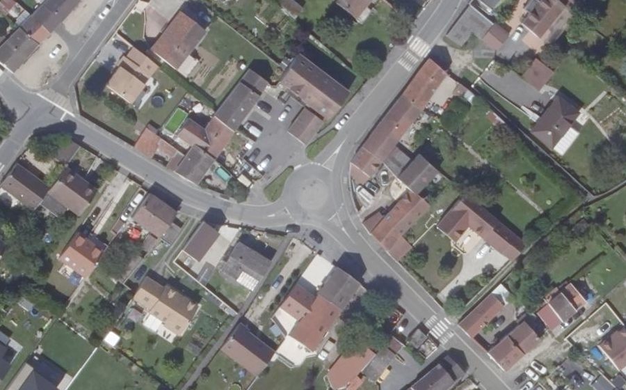 Vue aérienne du Mini-giratoire n°2140179782