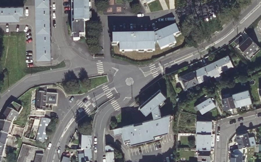 Vue aérienne du Rue Pierre Semard