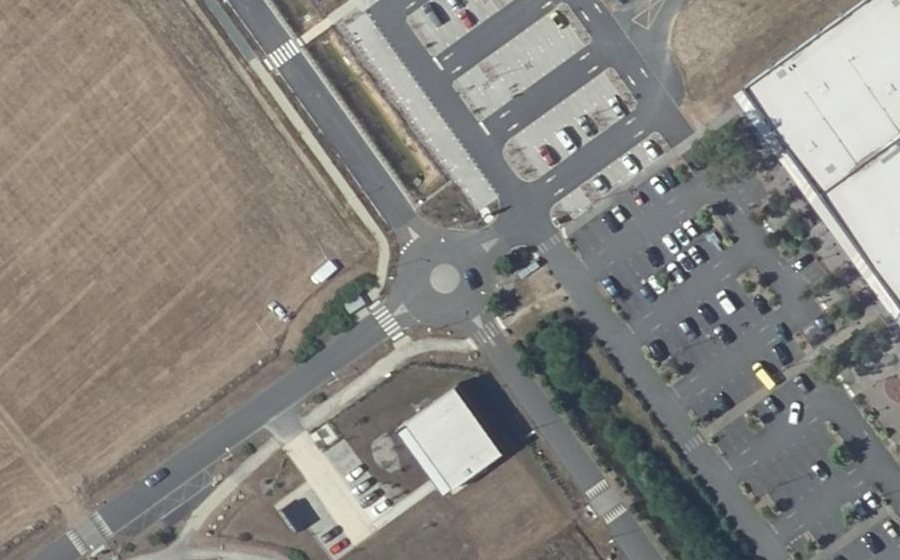 Vue aérienne du Mini-giratoire n°2148111487