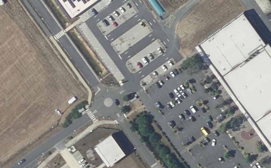 Vue aérienne du Mini-giratoire n°2148111489