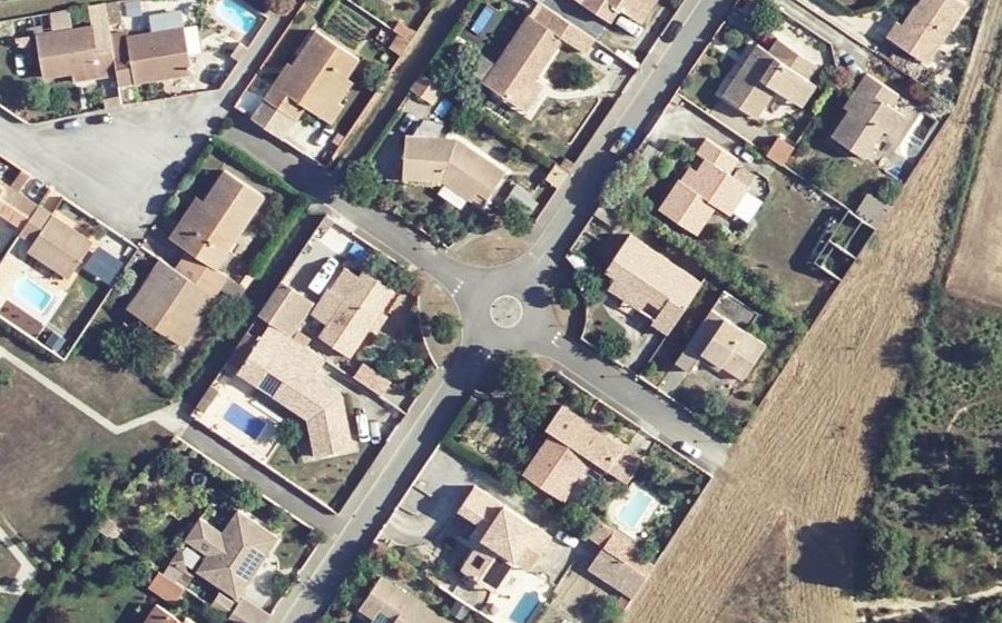 Vue aérienne du Mini-giratoire n°2150630566