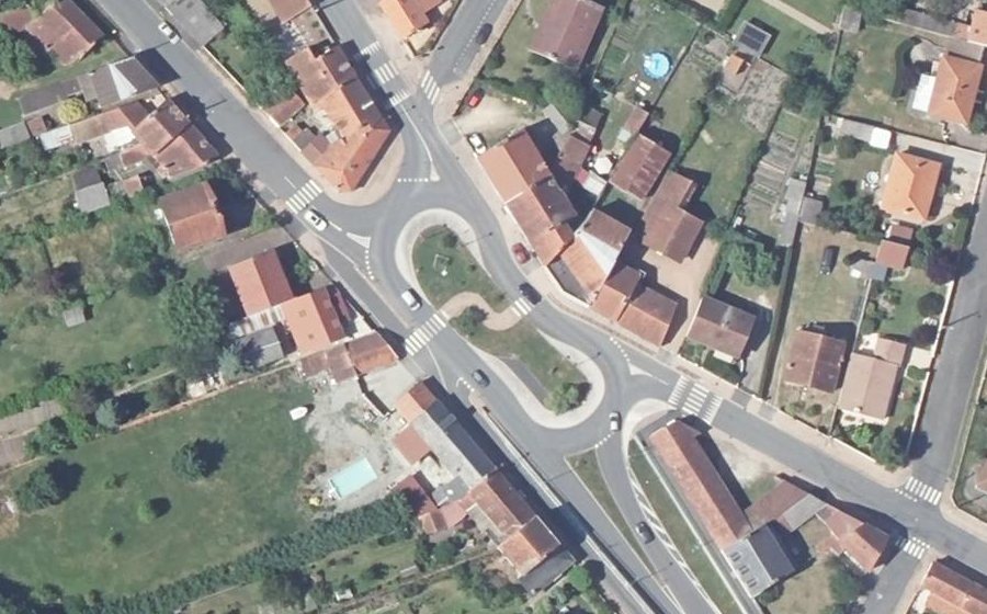 Vue aérienne du Place de la Liberté