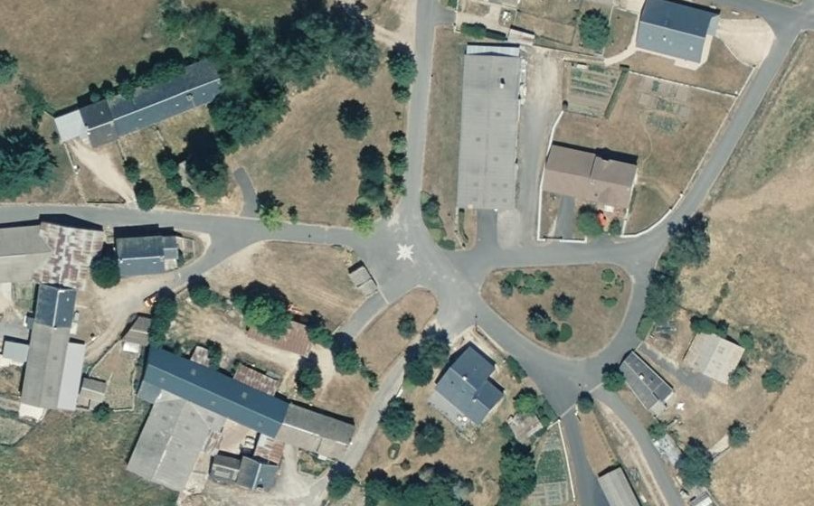 Vue aérienne du Mini-giratoire n°2160897903